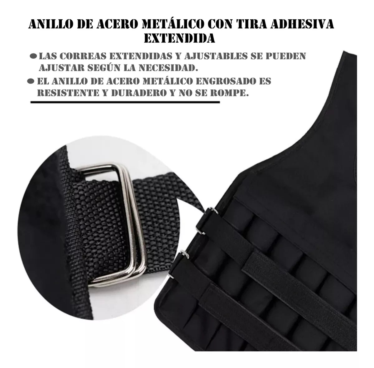 Chaleco Con Peso 10 y 20 kilos