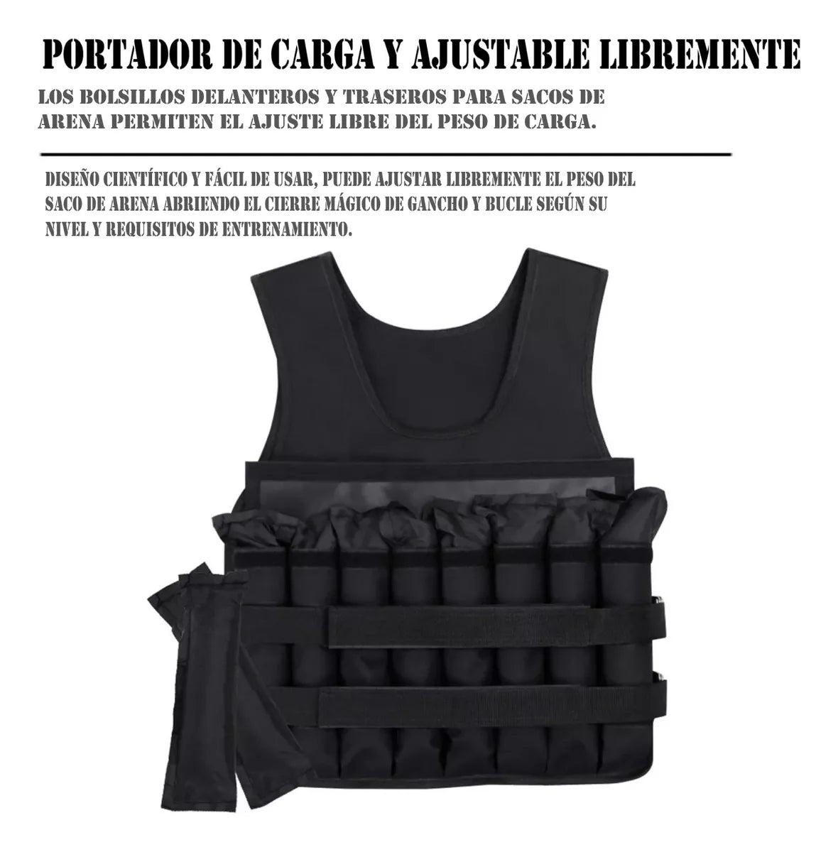 Chaleco Con Peso 10 y 20 kilos